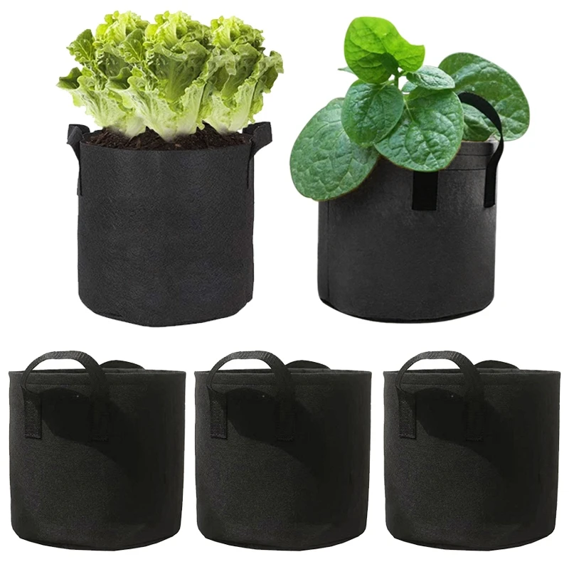 Garden Home Farms Garlic All Climate Flower Pot Nursery Pots for Floor-Standing