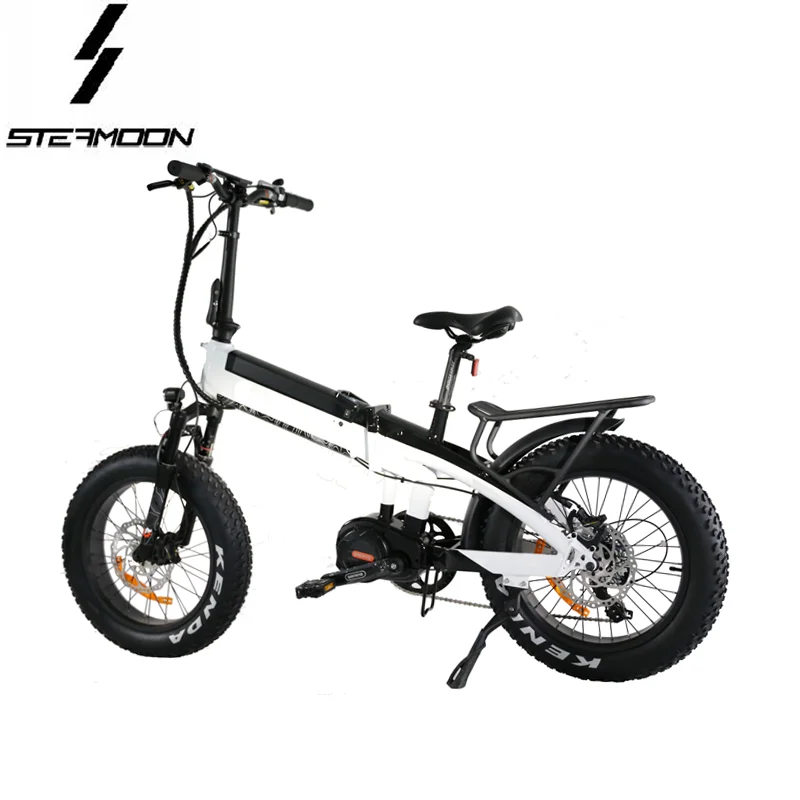Snow Ebike 1000W 48V Aluminium Alloy Lithium Battery 20*4.0 Fat Tire Mini Electric Bike Folding Electric Bike Free Shipping