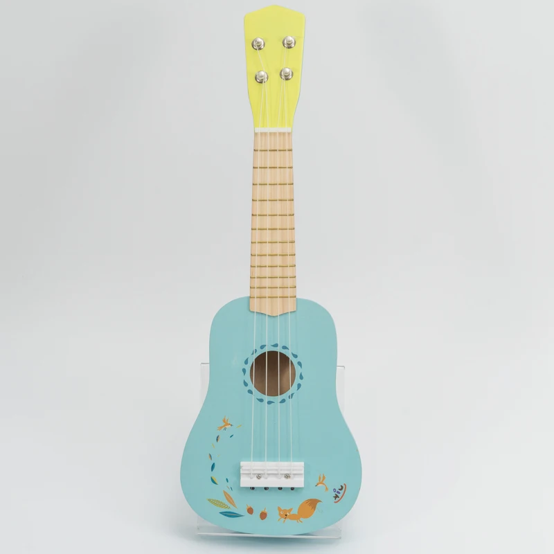Детские игрушки ukelele 21 дюйм. 4 струны деревянные Ukeleles музыкальные инструменты для малышей обучающая игрушка начинающих