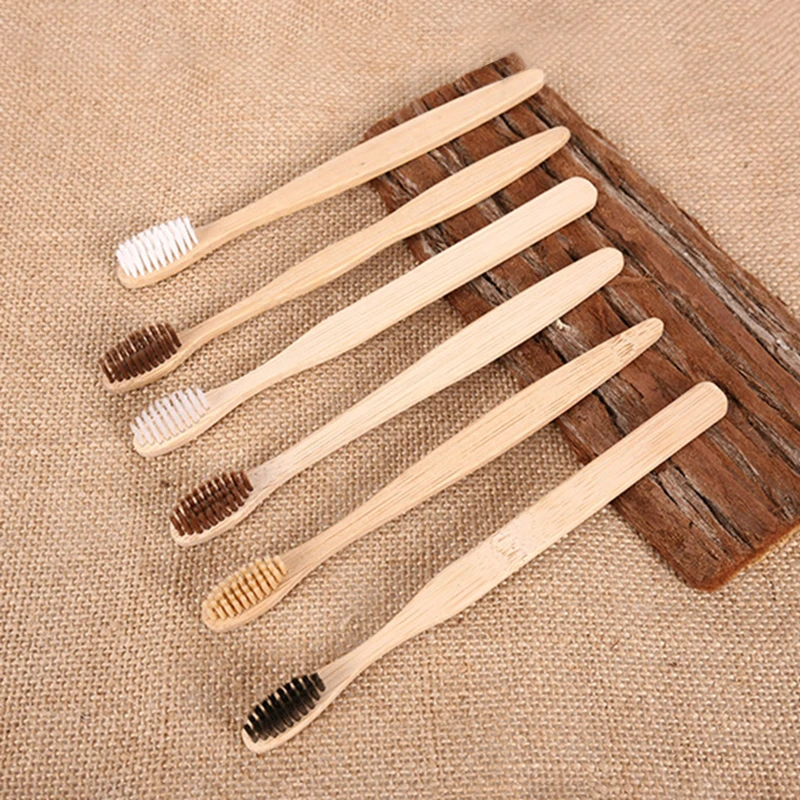 Экологичная биоразлагаемая бамбуковая зубная щетка tingsheng escovas de dentes