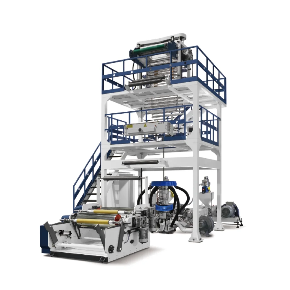 Single Layer High Speed Polyethylene Ldpe Hdpe  Film Blowing Machine