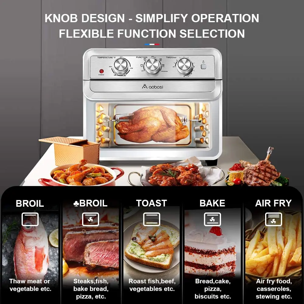 Aobosi TY-A220BCLG rotisseries аэрофритюрница Конвекционная печь многофункциональная