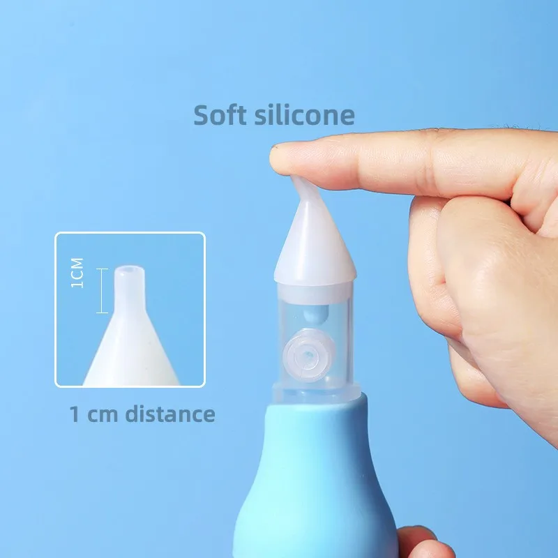 Baby Care Product  Silicone  Nasal Aspirator  Manual Nasal Aspirator Nose Sucker for Newborns Baby