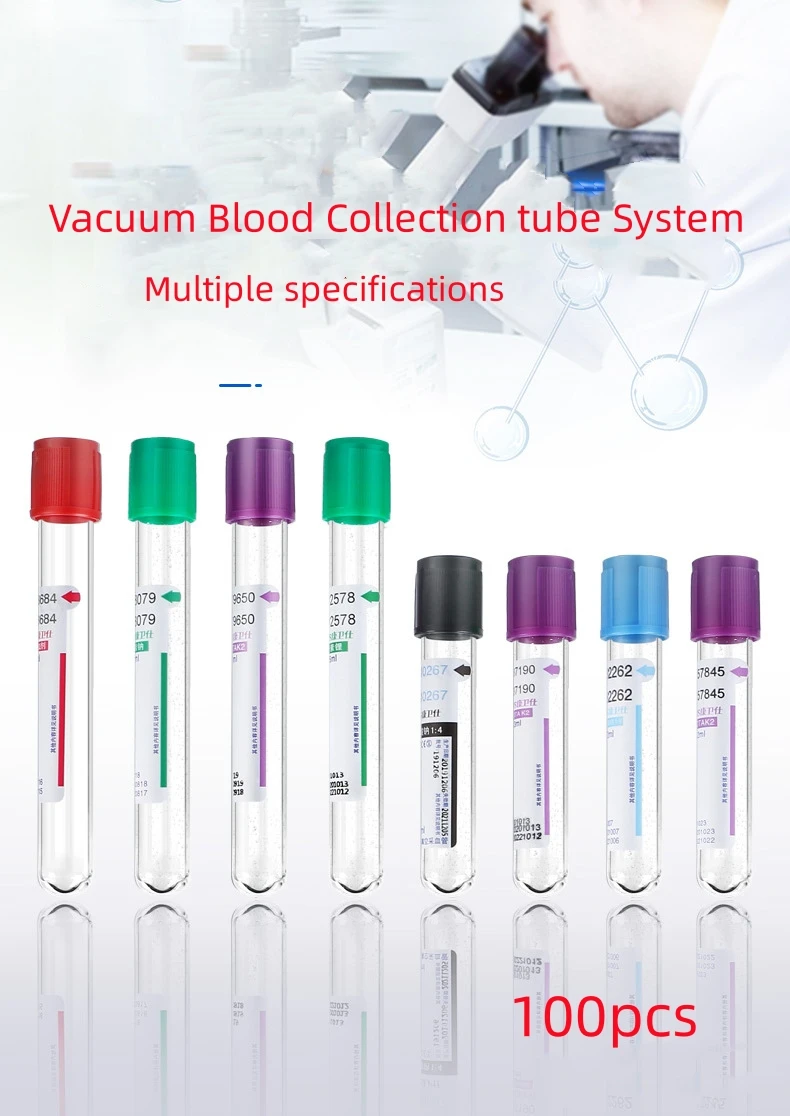 top selling products 2024 Blood Collection Tube Sets Approved Hospital Use Vacuum Blood Collection Plain Tube
