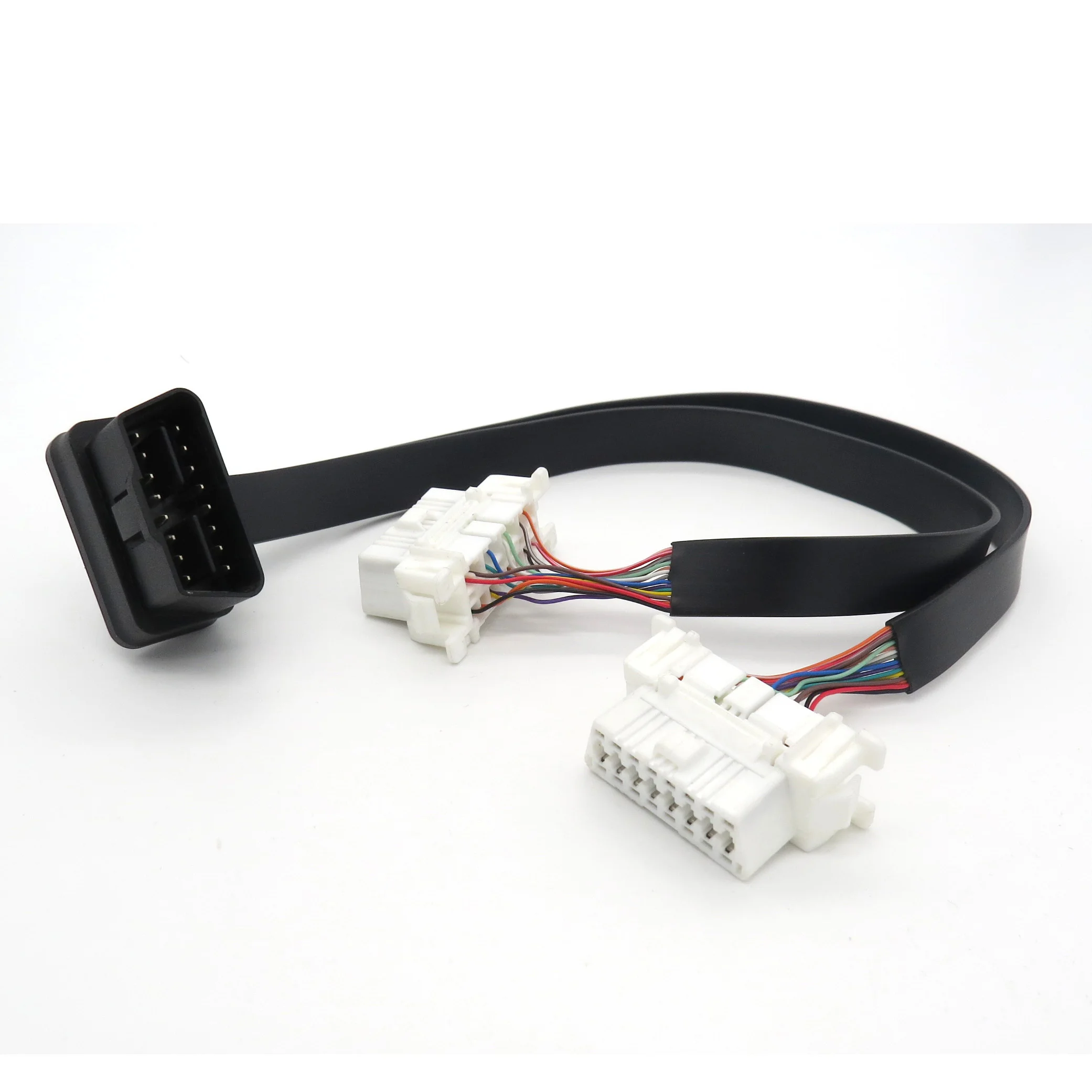 automotive wire harness assembly obd splitter obd2 y cable