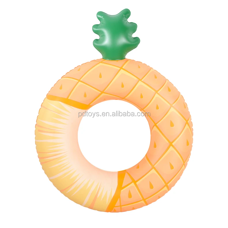 
Customized Logo/Size Summer PVC Beach Party One Bite fruit Swimming Rings Pool Float Tube Water Ring for Adult Kids 