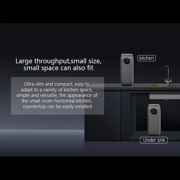 OEM Reverse Osmosis Water Filter RO Machine Best TDS Quick-connect Filter Home Electric System Hotels Electric Pure Water