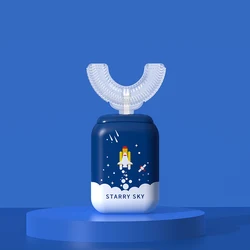 High quality  Patent new design U shape lovely joyful baby electronic teeth brush