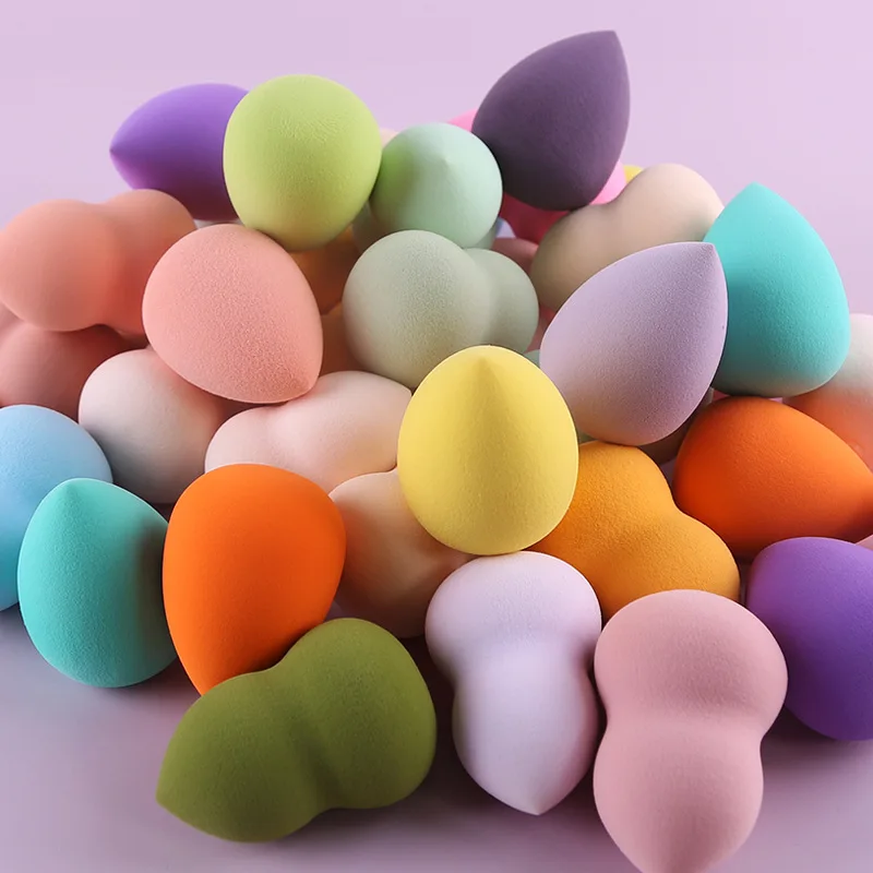 High quality Custom Logo Beauty Sponge Private Label Cosmetics Blender Sponge Latex Free Soft Makeup Sponge