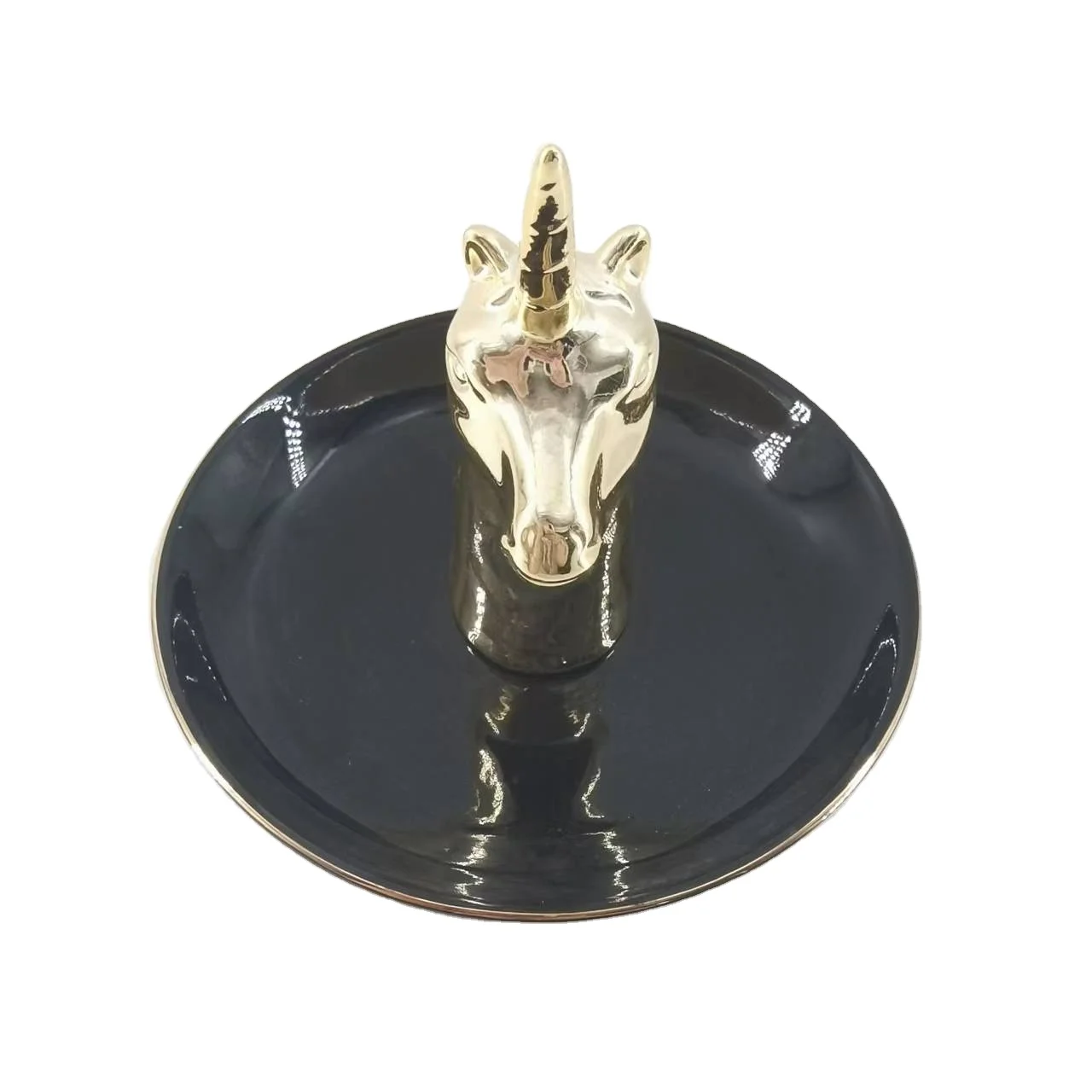horse head jewelry plate ceramic small for sale porcelain craft baby art style technique colors festival bathroom gifts