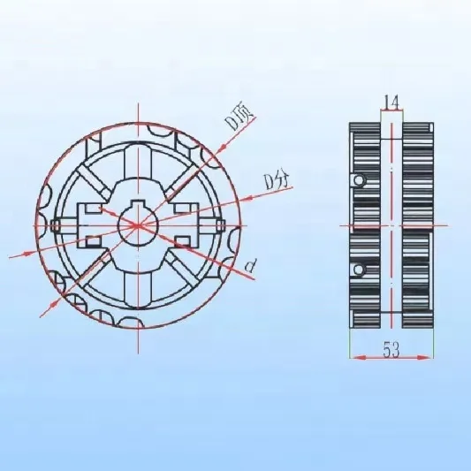 820 Flat top straight chain plastic chain plate conveyor belt accessories drive chain split sprocket