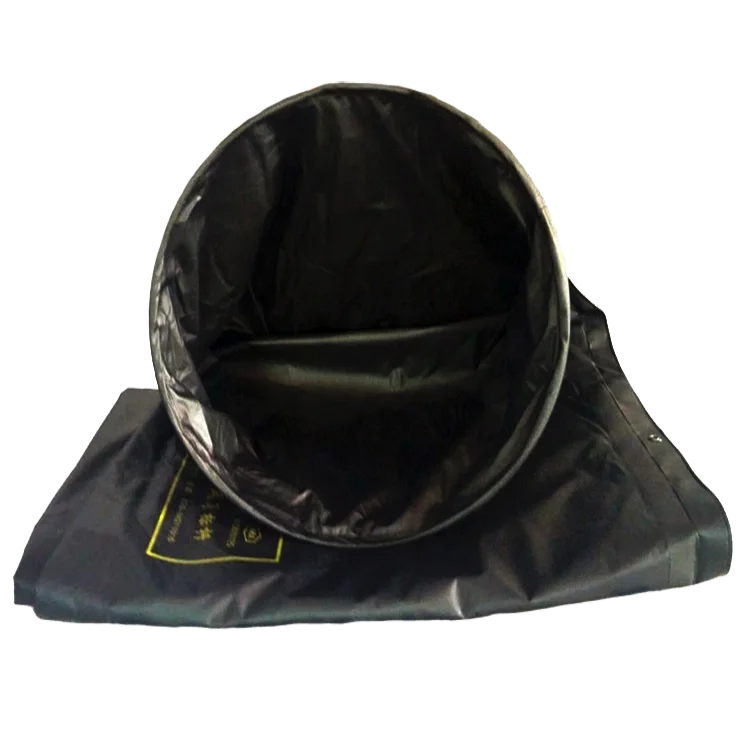 Customized 2500mm diameter black fire resistant antistatic coal mining ventilation tubes