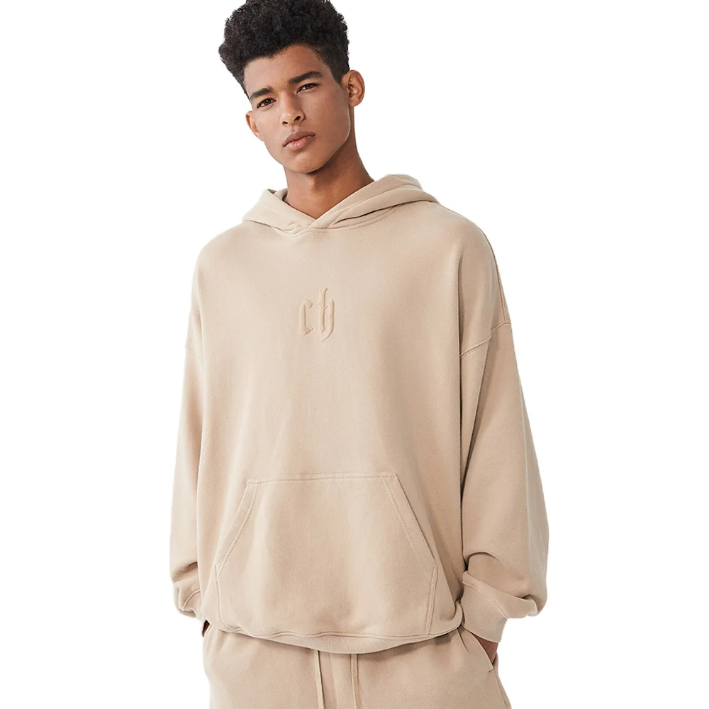 custom clothing manufacturers wholesale unisex hoodies blank collar sweatshirts men heavyweight tracksuit no string hoodie