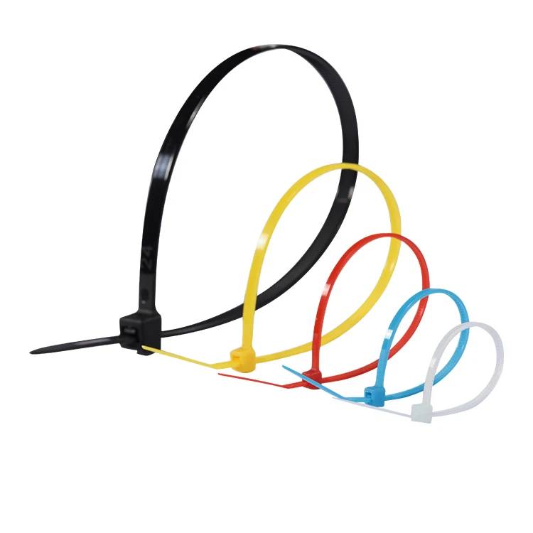 High Temperature Tag Ties with Eyelet Reusable Colorful Fire Protection Cable Ties