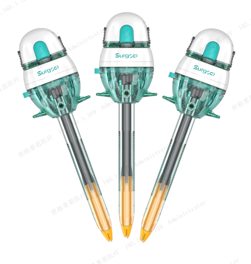 
Disposable Laparoscopic Bladed Trocar with Retractable Flat Blade Tip with CE ISO Certificate 