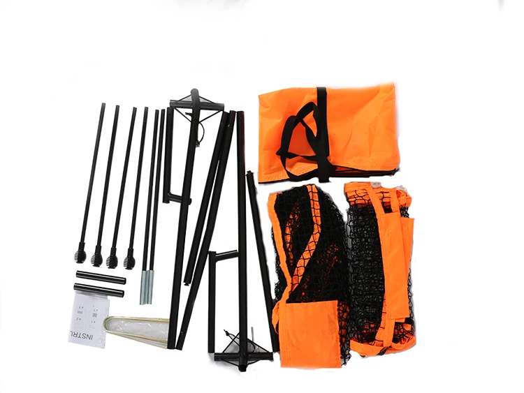 Portable double sides rebound net 2 in 1 soccer/football two sides rebounder passing and shooting  soccer practice goal