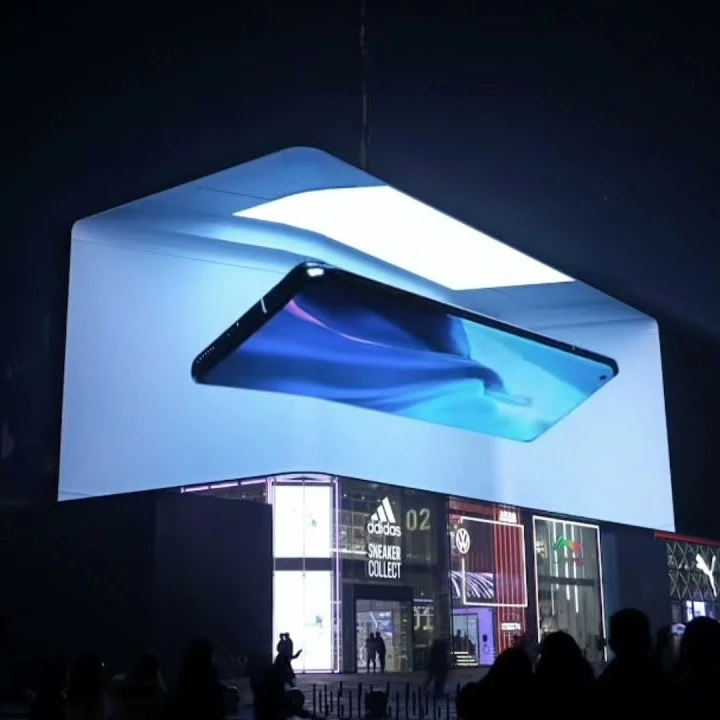 Full Color External and Internal 3d  led cube led Advertising screen outdoor  led video wall  led billboard display Sign panel