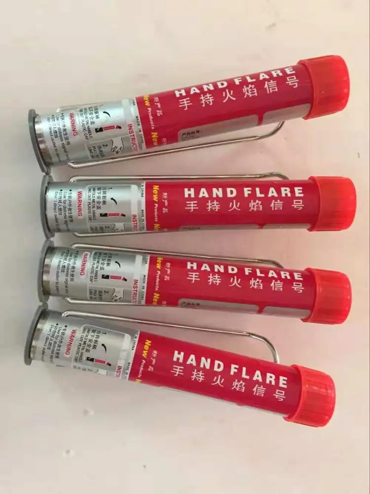 Portable SOS 90s red signal flare pull ring color smoke flare fireworks