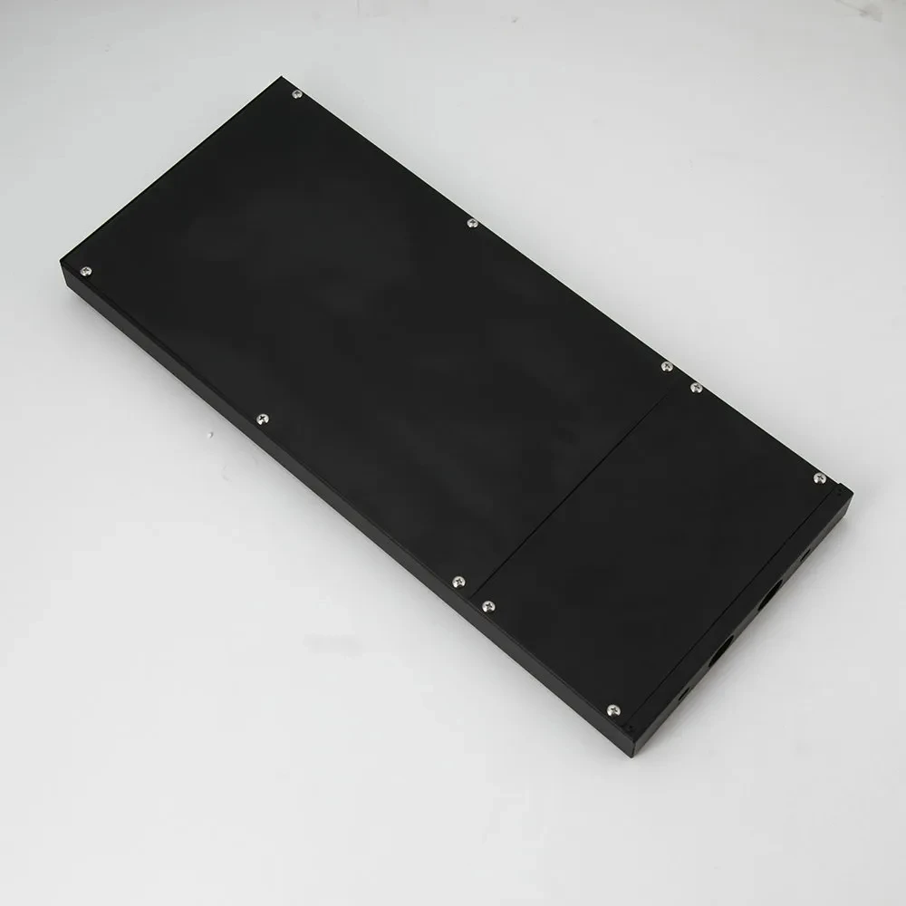 Rectangle Rainfall Shower Head Ceiling Mounted  With Waterfall Shower Wall Mounted Hot/Cold Water Connect