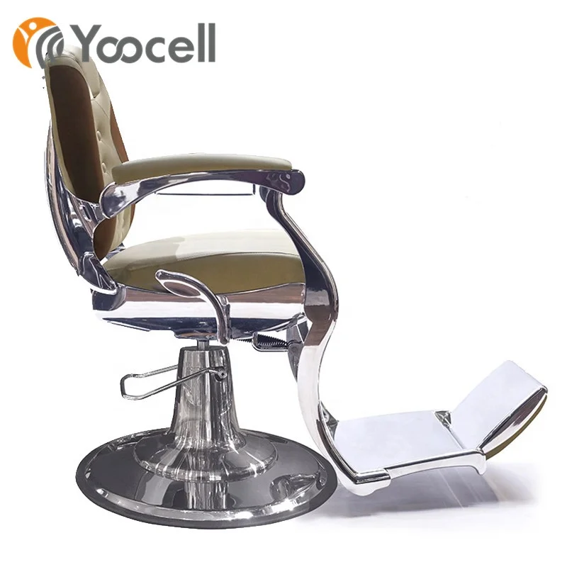  Роскошная антикварная мебель Yoocell для салона красоты качественное парикмахерское кресло из нержавеющей стали регулируемой высоты откидная