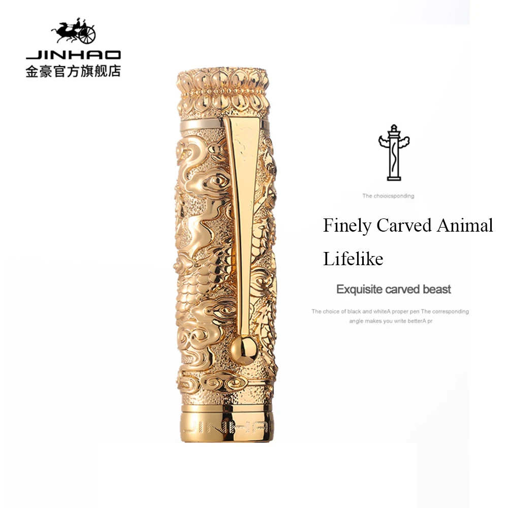 Brand Crystal Office Business Men Signature Pen Jinhao Ink Roller Ball Pen