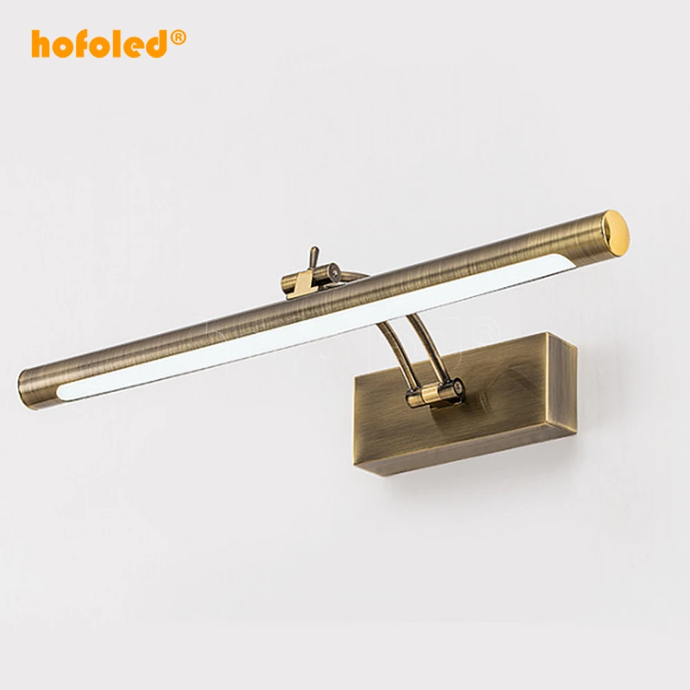 Bronze Wall Lamp for Bedroom Indoor Lighting Cabinet Interior Makeup Light