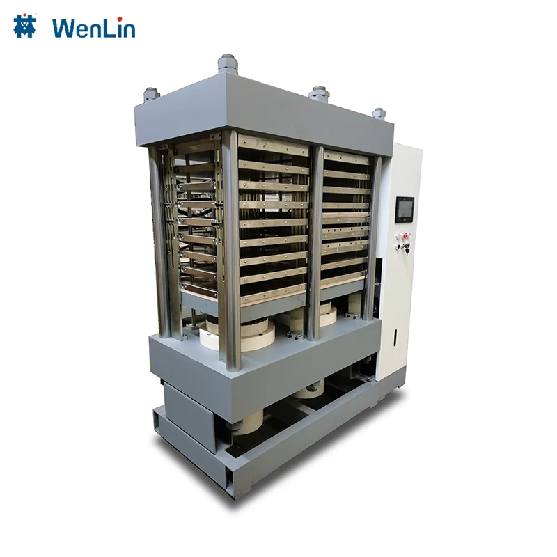 Wenlin automatic high quality PVC card press laminating machine for ID card lamination card machine manufacturer