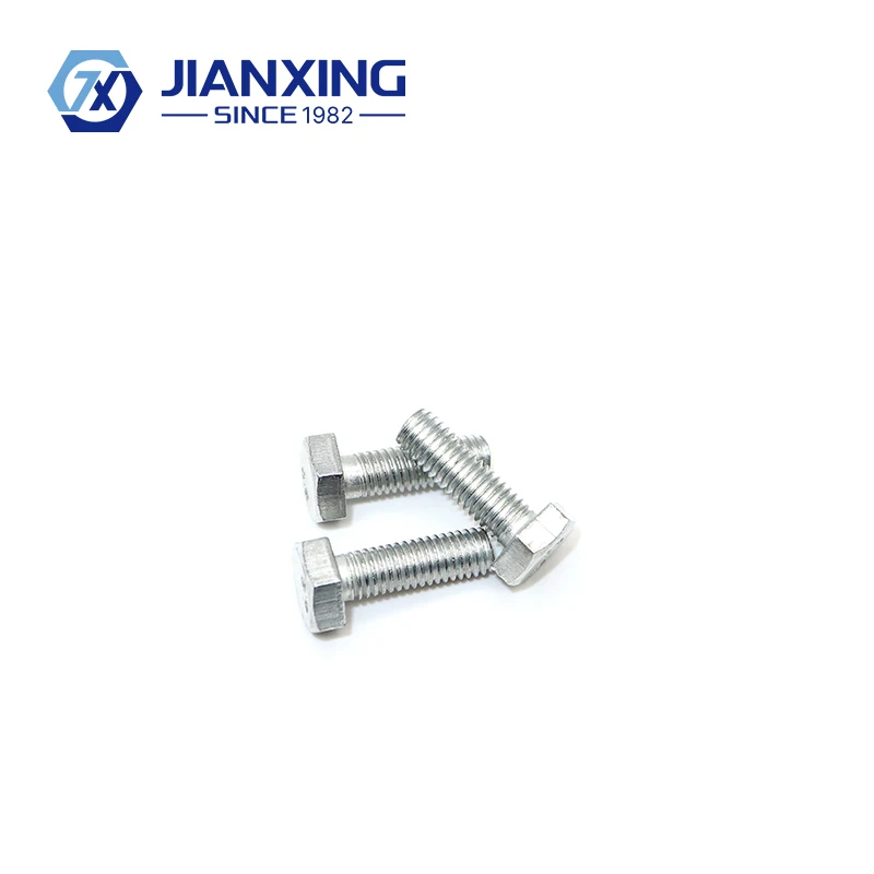 DIN933 Carbon Steel Hex Head Bolt Grade 4.8/6.8/8.8 Galvanized Zinc Plated Hexagon Bolts Screw