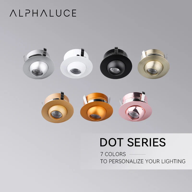 1W Modern Rotatable Led Downlight Celi Anti Glare Cabinet Adjust Downlight Recessed Adjustable New Design Eyeball Spot Light Led