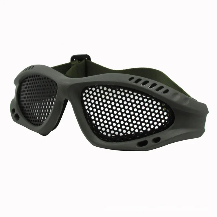 Paintball Goggles Net Protection Hunting Glasses Tactical Steel Metal Mesh Goggles