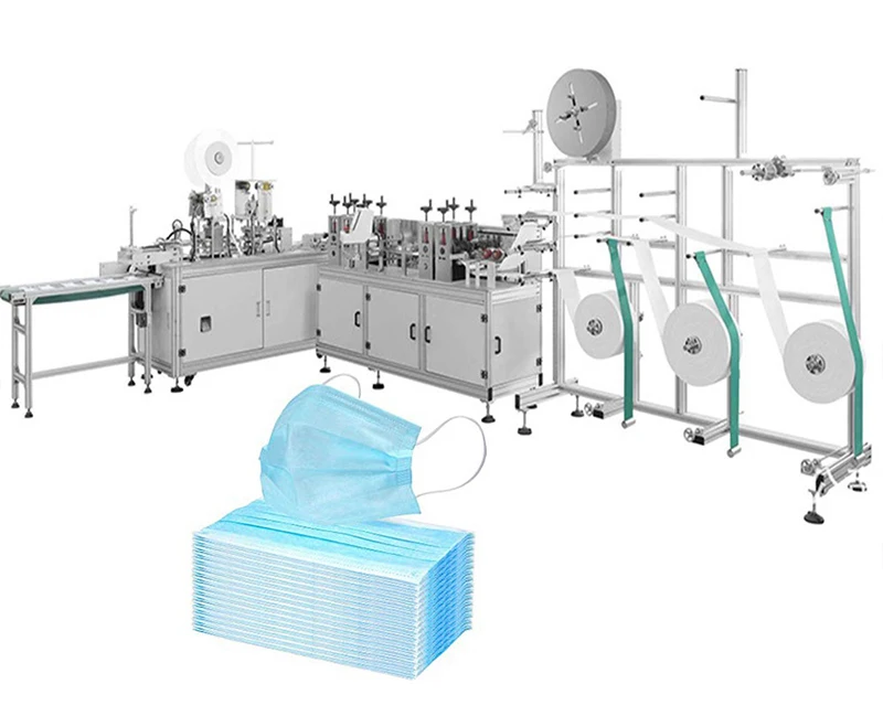Автоматическая машина для изготовления медицинских нетканых масок