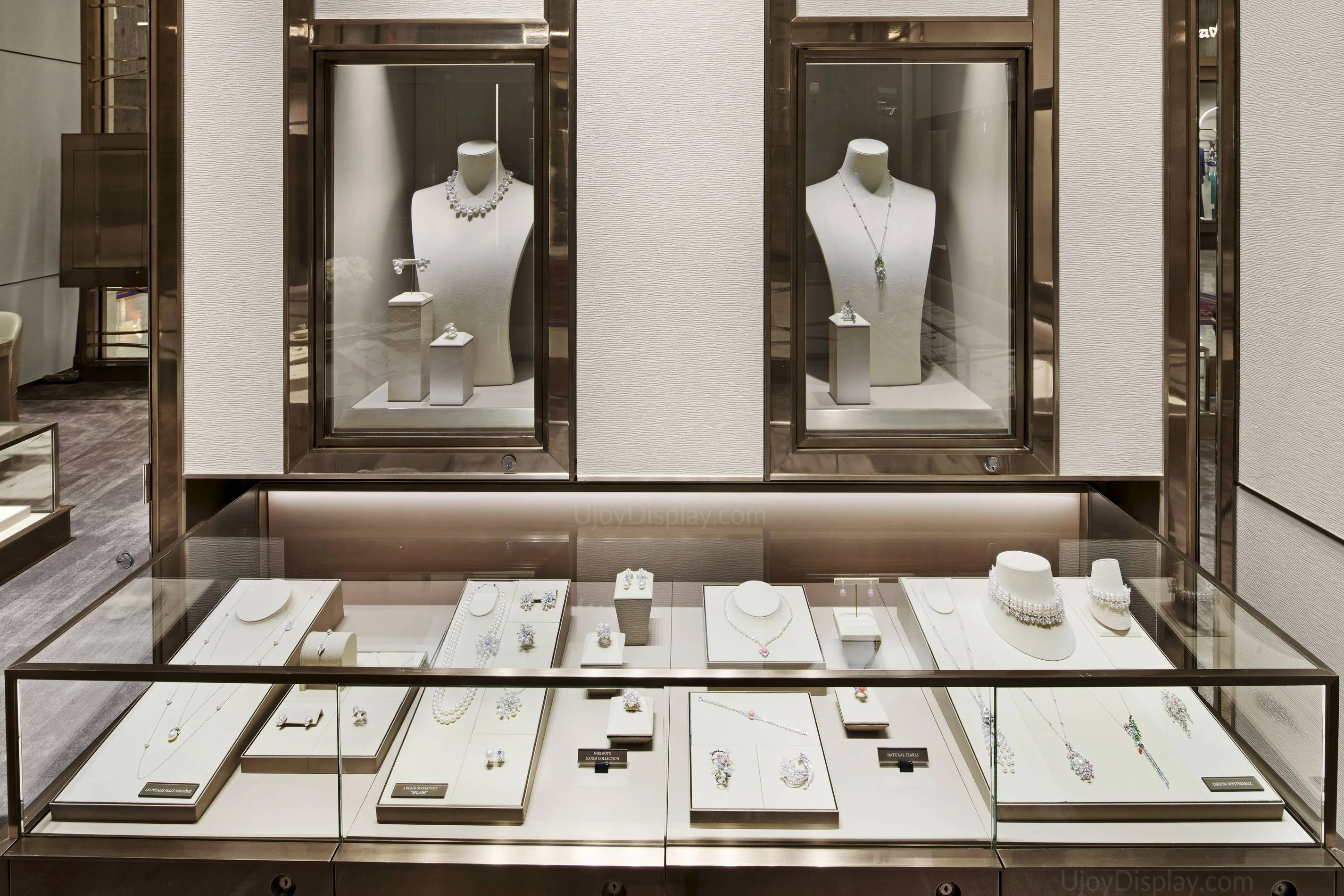 custom jewelry display showcase design and manufacturer