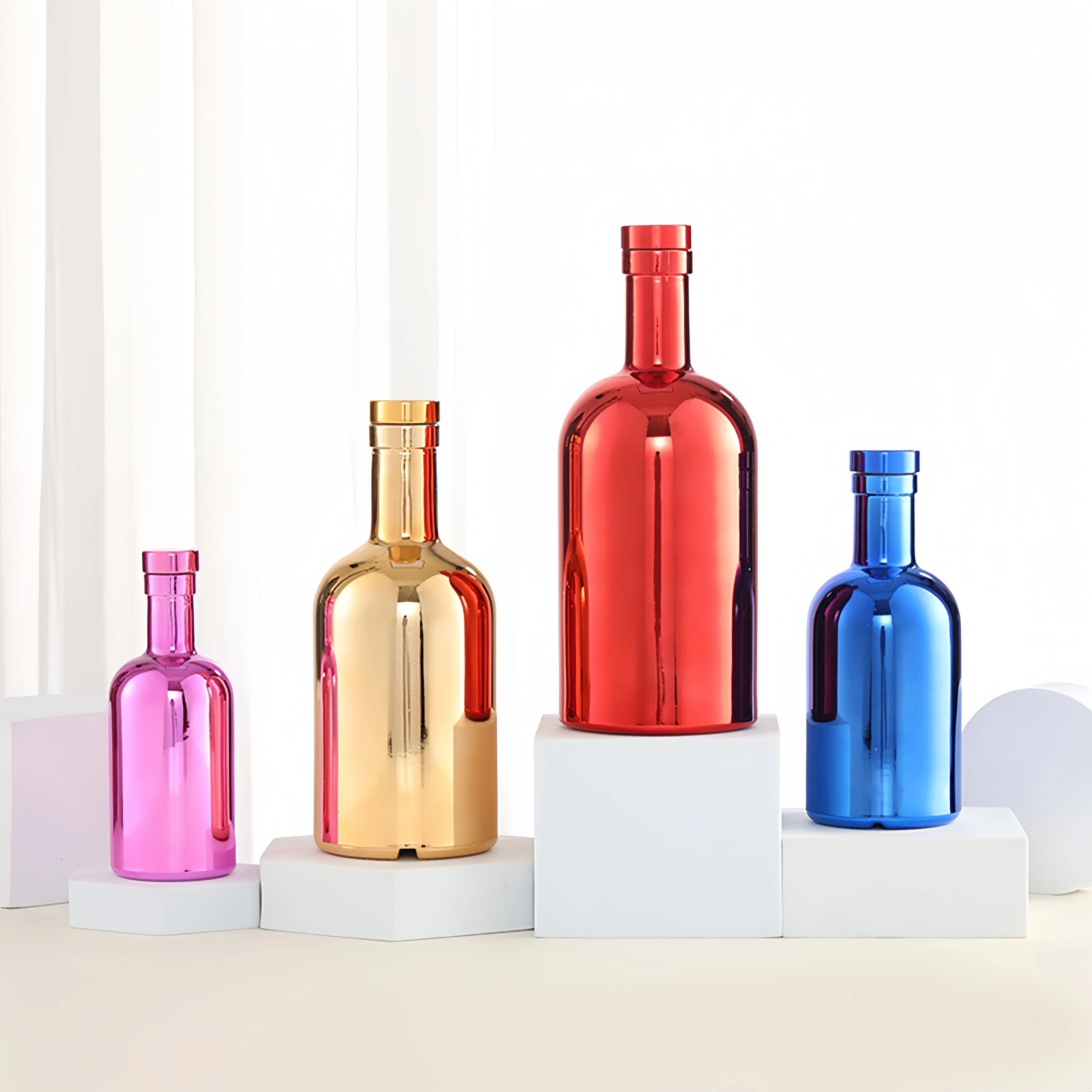 700 мл 750 нордический пустой ромовый виски водка спирт стеклянная бутылка ликера с пробкой для 200 375 1 л