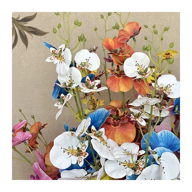 Artificial Decorative orchid Durable Indoor Plants and Flowers Collection
