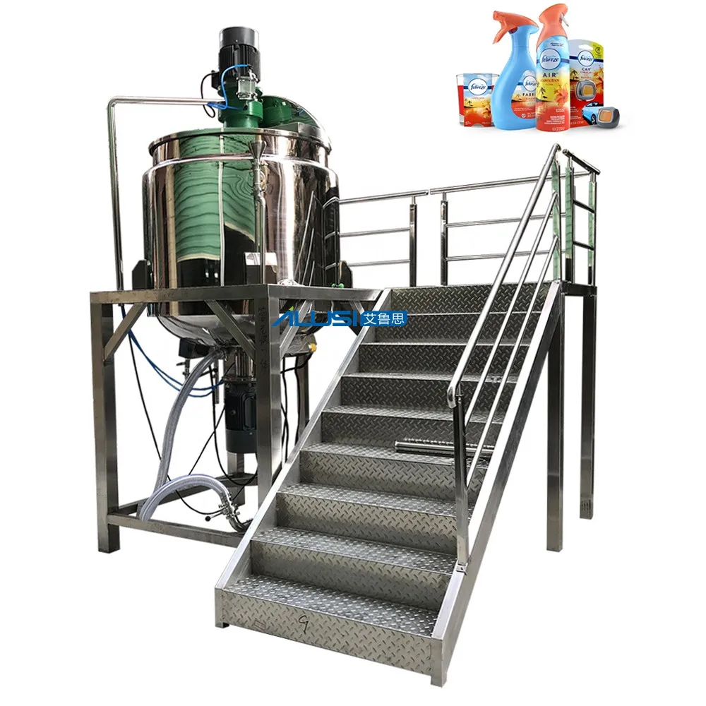 GMP Standard Liquid Detergent Making Machine Cosmetic Lotion Shampoo Liquid Soap Making Machine Blending Tank Mixing Mixer