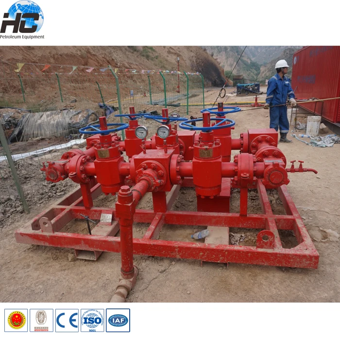 Wellhead control choke manifold / oil kill&choke manifold / drilling choke manifold of hot selling