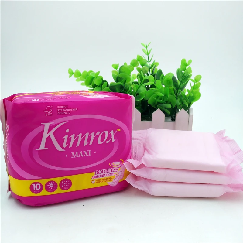 OEM Brand Organic Tampon Sanitary Pad from Sanitary Napkin Manufacturer Cotton Super Absorbent Disposable Day Regular Winged