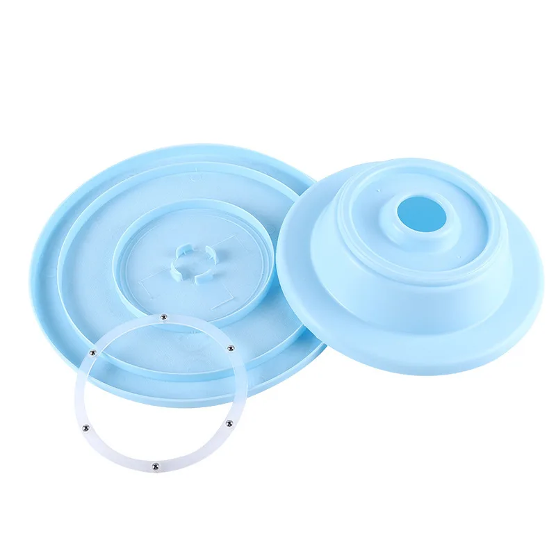 Professional Cake Turntable 10 Inch Plastic Cake Stand Colorful Turntable for Dessert Baking and Rotating Decorating