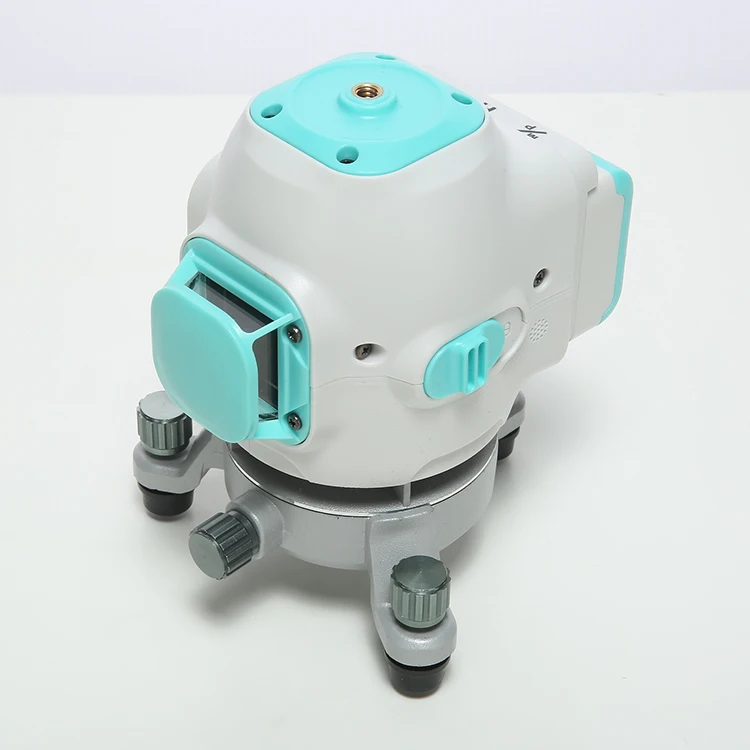 2 cone green beam laser level self-leveling two plane lasers floor tiling laser with lithium batteries