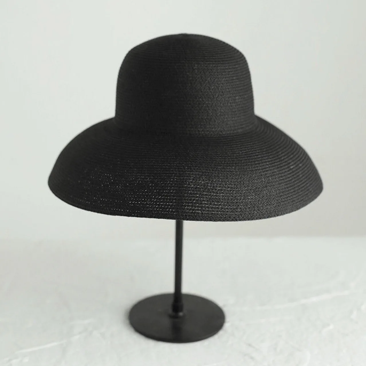 Hepburn style summer beach hats women fashion sun visor floppy brim wholesale straw hat