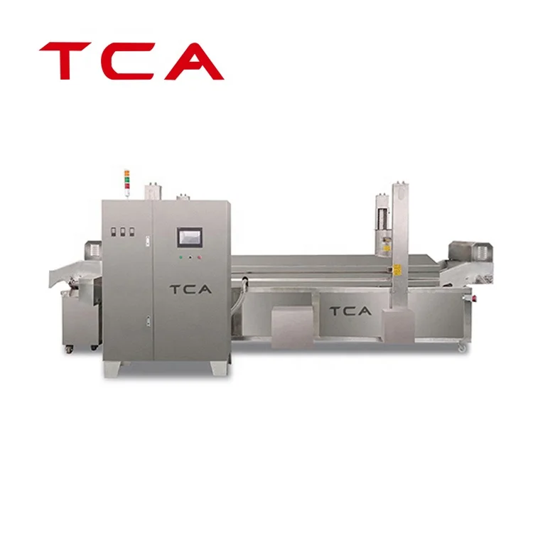 TCA Continuous Frying Machine flexible fried High efficiency frying machine with factory price for potato onion frying