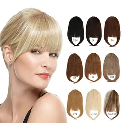 Wholesale Price Brazilian Human Hair Bangs Fringe Clip On Real Hair Straight Hair Bangs Extension