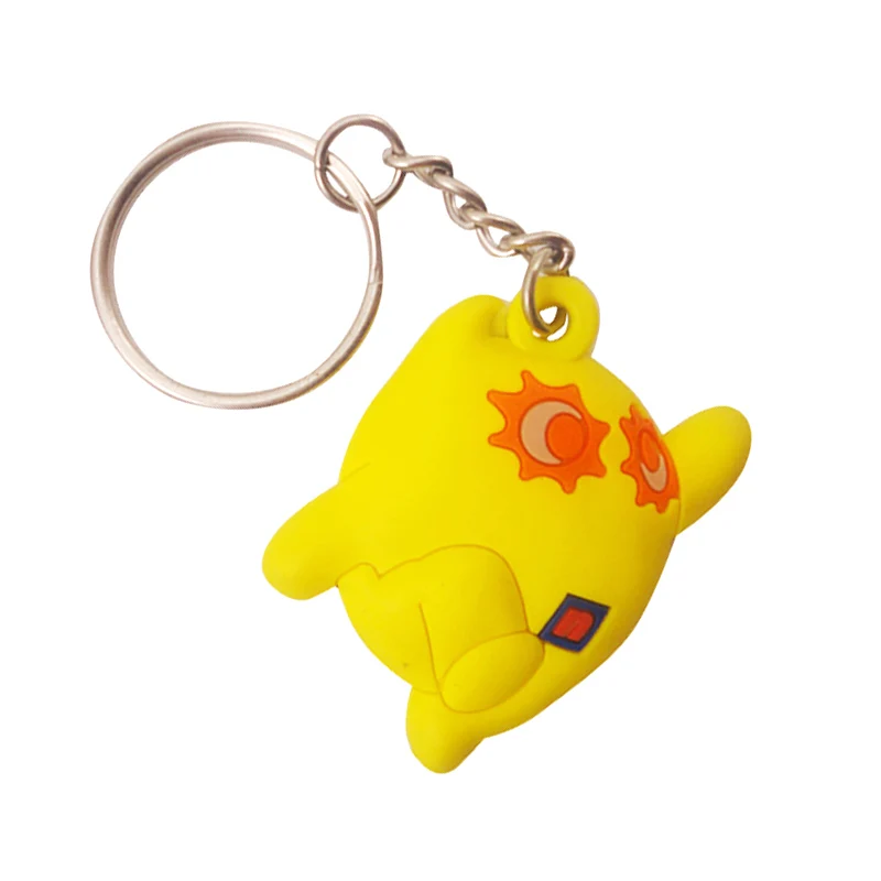 Designer Wholesale Cute Cartoon 3d Pvc Anime Keychain Kids Women Silicon Mini Backpack Key Ring Accessories Rubber Key Chains