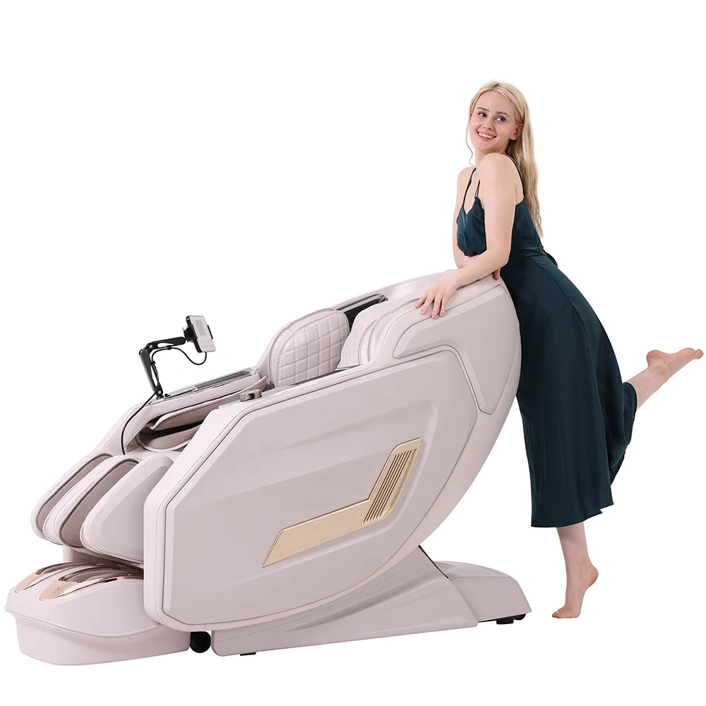 5d Comfortable Massage Chair 2024 Luxury Ai Music Shiatsu Full Body 4d Zero Gravity Air Pressure Best Quality Chair Massage