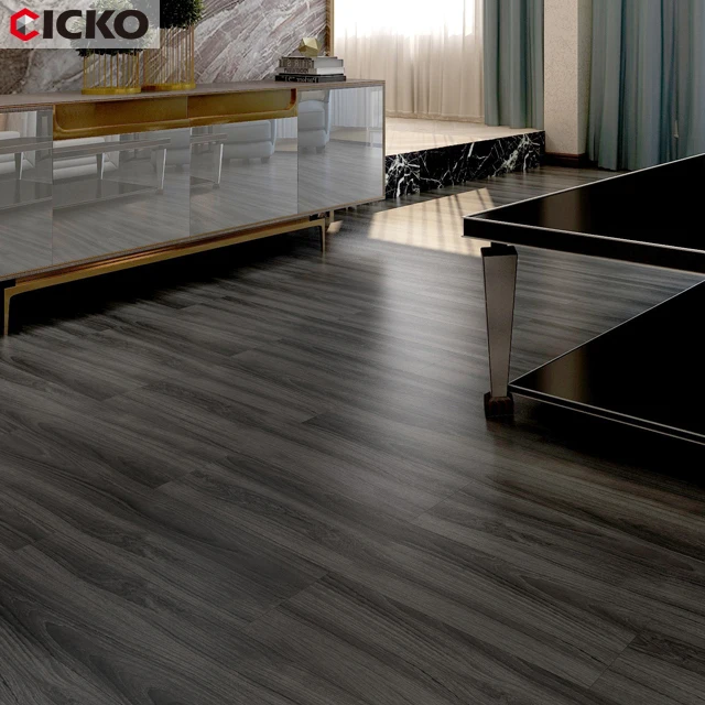 New arrival  grey 1.5mm adhesive floor   Waterproof vinyl flooring plank  brown colour Luxury Vinyl plank   hotel office bedroom