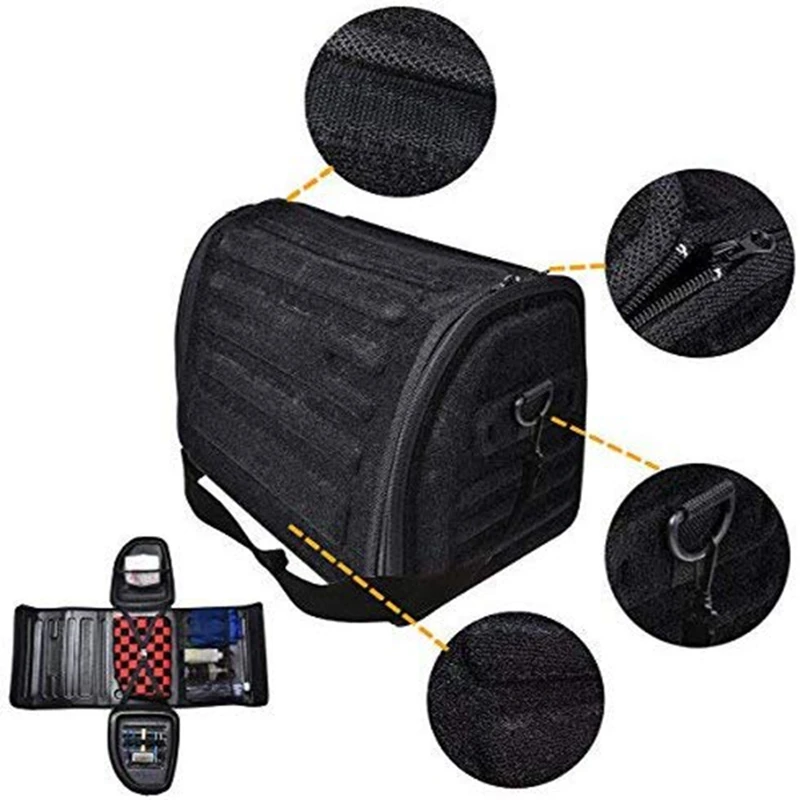 Universal Waterproof Durable Collapsible Cargo Storage,Foldable Car Trunk Organizers,Great for Car,SUV,Truck,Jeep,Minivan,Home