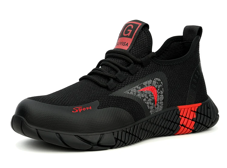 GOTAN 2022 Hot Selling Industrial Protective Fashion Breathable Work Boot Casual Trainers Steel Toe Safety Shoes for Men /safety