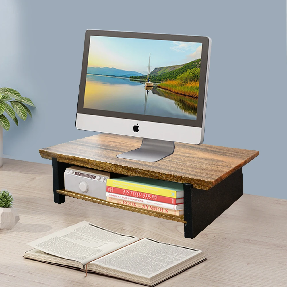 Wholesale Multifunctional Bedroom Furniture All in One Desk Top Computer Wooden Bamboo Laptop Desk for Home Office Bedroom
