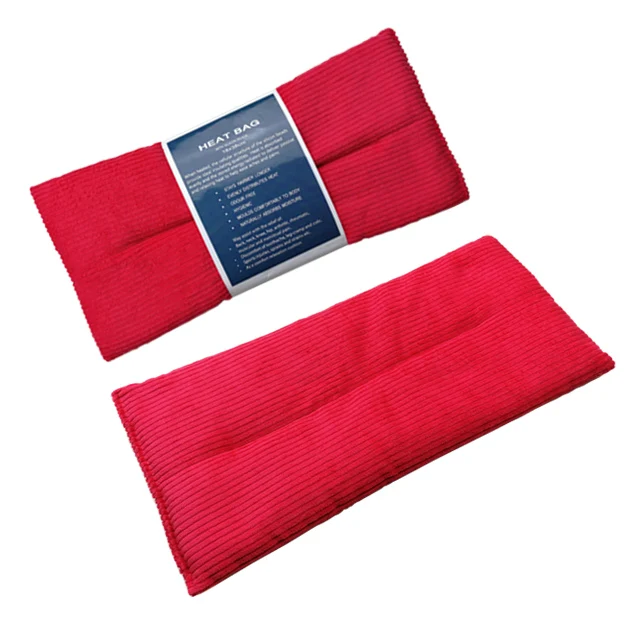 High quality microwavable wheat bag pillow heat pad hot cold pack reusable heat pack