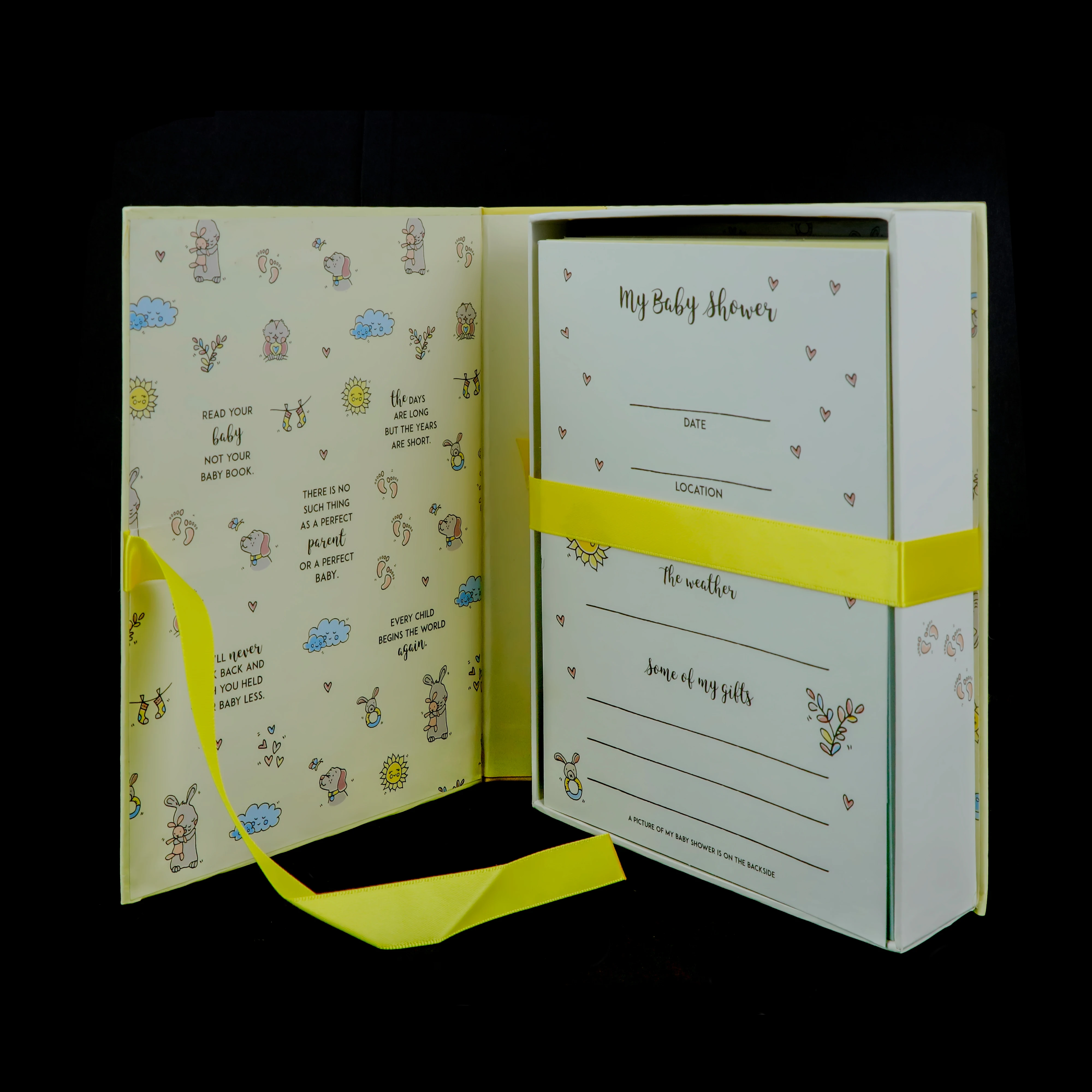 Custom Printing Gender Neutral Predicition Advice Baby Shower Game Card